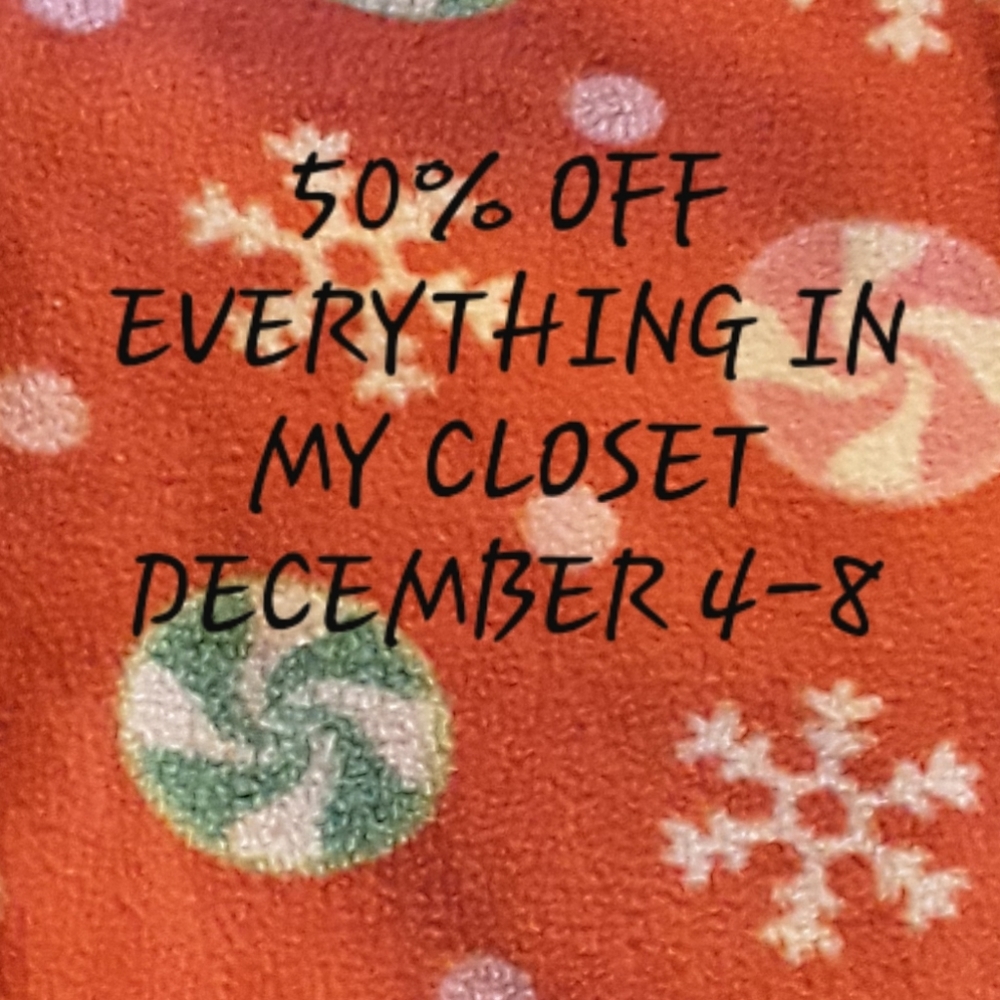 50% off everything